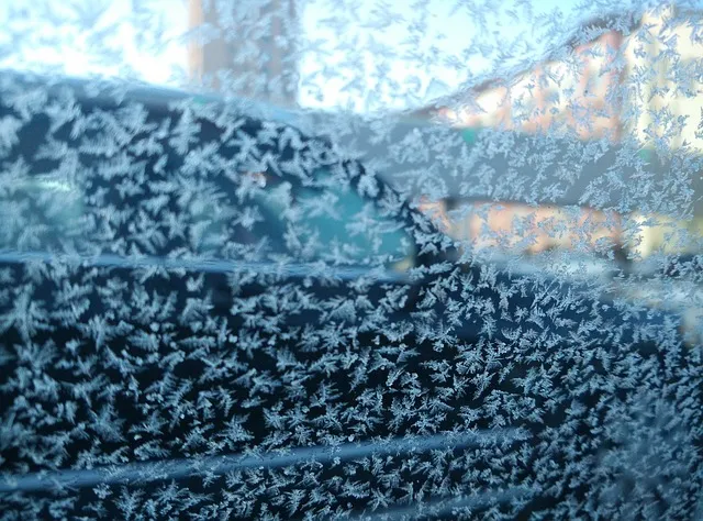 givre sur voiture