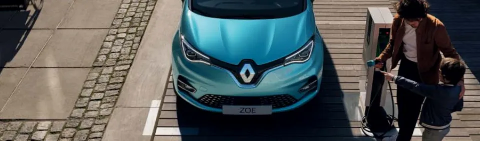 Recharge d'une renault zoe